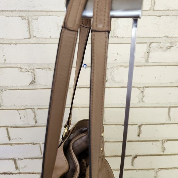 Euc Coach Campbell Belle Tan Leather Carryall Shoulder Bag - Picture 8 of 12